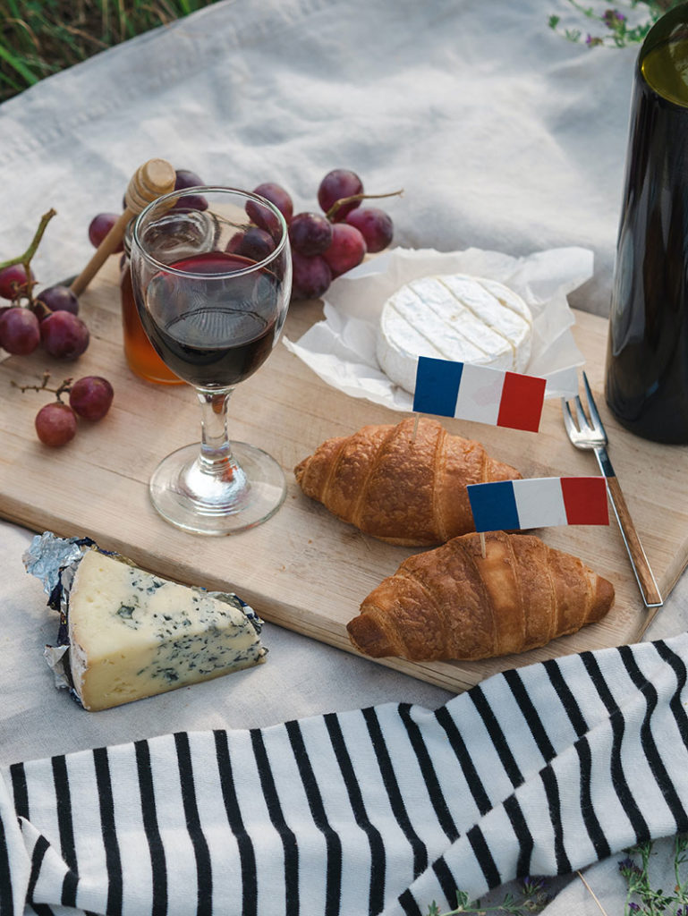 In France, the aperitif is taken at lunchtime as well as in the evening.
