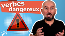 10 dangerous verbs in the French present tense. I explain it all in the Bonus PDF