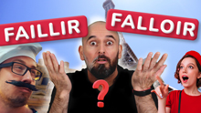 The use of the verbs falloir and faillir in French